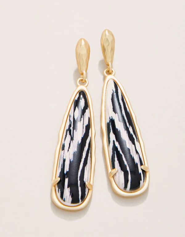 Spartina Satulah Drip Earrings Black