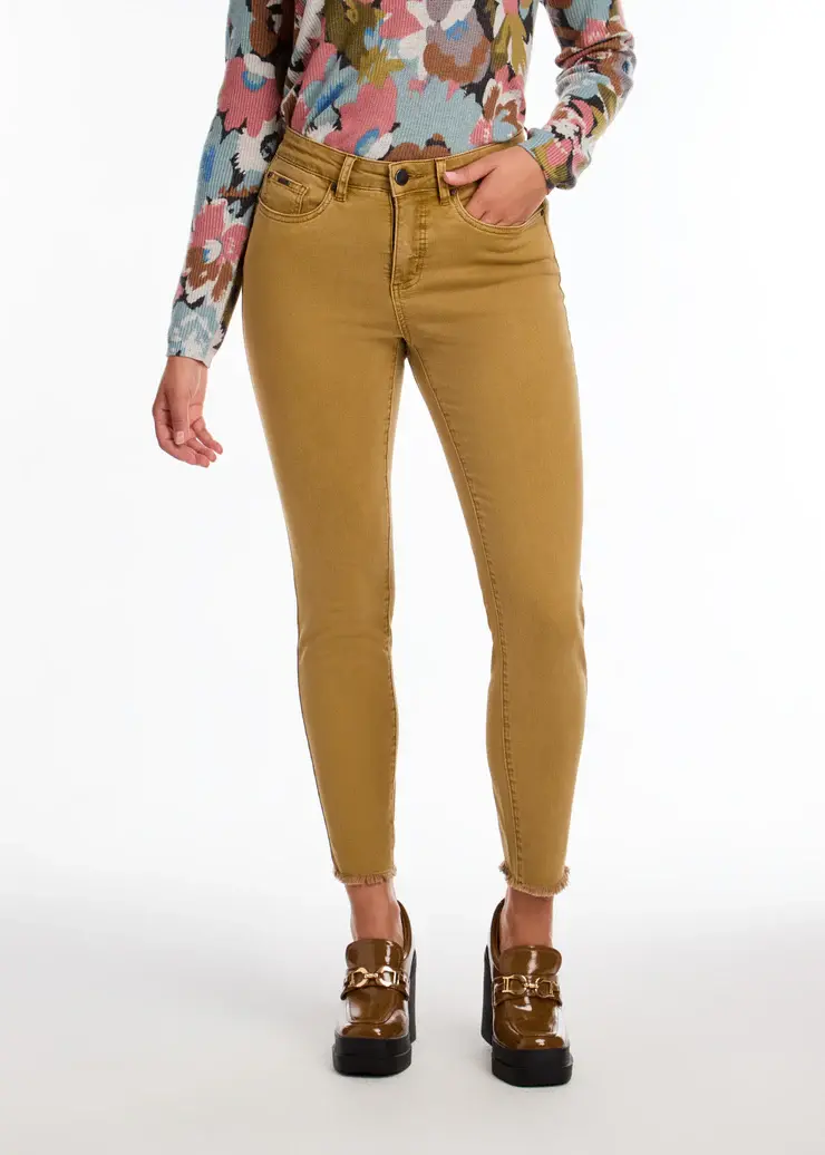 French Dressing Olivia Slim Ankle Denim Golden