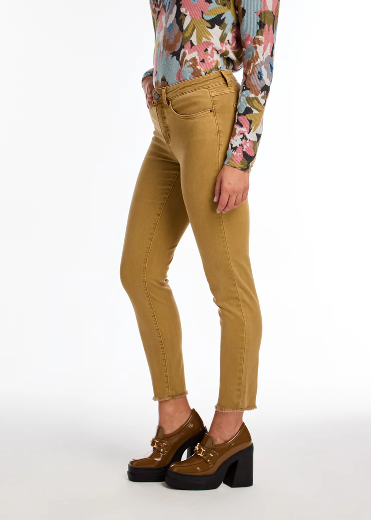 French Dressing Olivia Slim Ankle Denim Golden