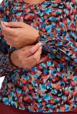 French Dressing Smocked Cuff Top Indi