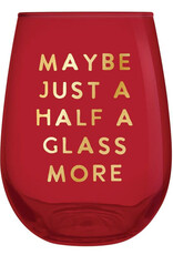 Slant Maybe Just a Half  Glass 20 oz