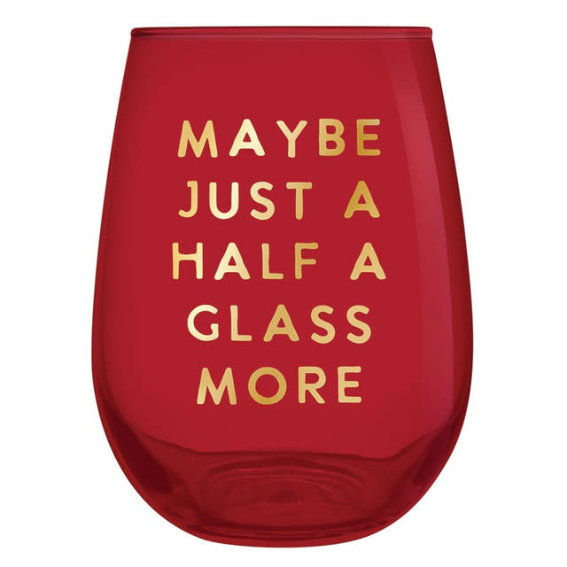 Slant Maybe Just a Half  Glass 20 oz