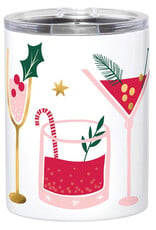 Slant Holiday Drinks Tumbler 12 oz
