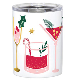 Slant Holiday Drinks Tumbler 12 oz