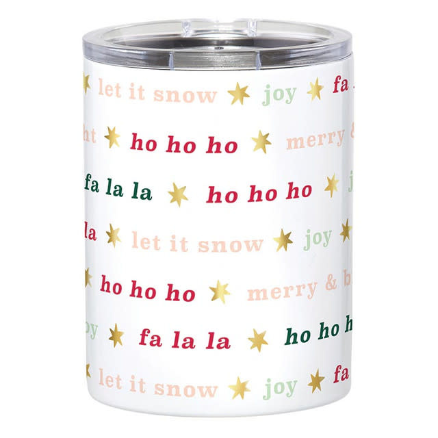 Slant Fa La La Tumbler 12 oz