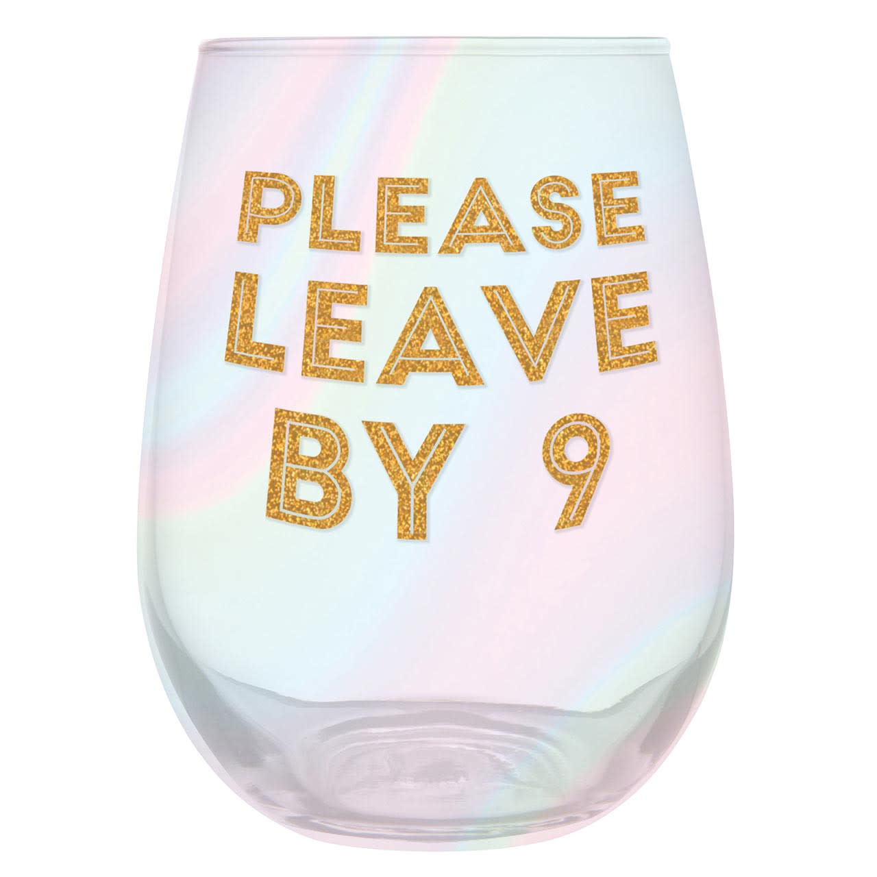 Slant Please Leave by 9 Glass 20 oz