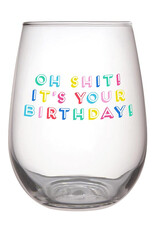 Slant It's Your Birthday Glass 20 oz
