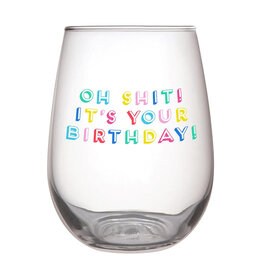 Slant It's Your Birthday Glass 20 oz