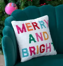 Shiraleah "Merry & Bright" Pillow 14"