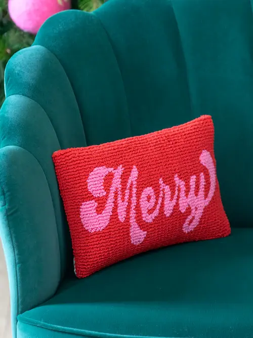 Shiraleah "Merry" Pillow 12" x  8"