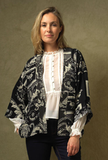 Two's Company Vintage Damask Short Kimono