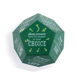 Demdaco Gift Exchange 12-Sided Foam Dice