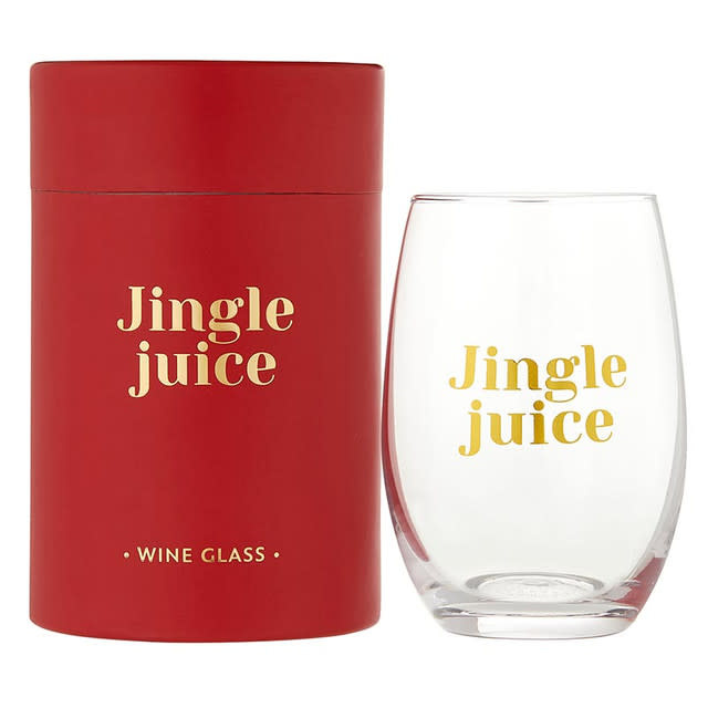 Santa Barbara Design Jingle Juice Glass 17oz