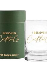 Santa Barbara Design I Believe In Cocktails Glass 14oz