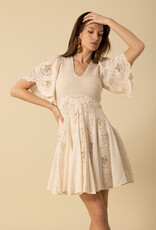 Hale Bob Journi Dress Ivory