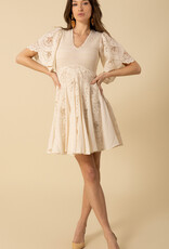 Hale Bob Journi Dress Ivory