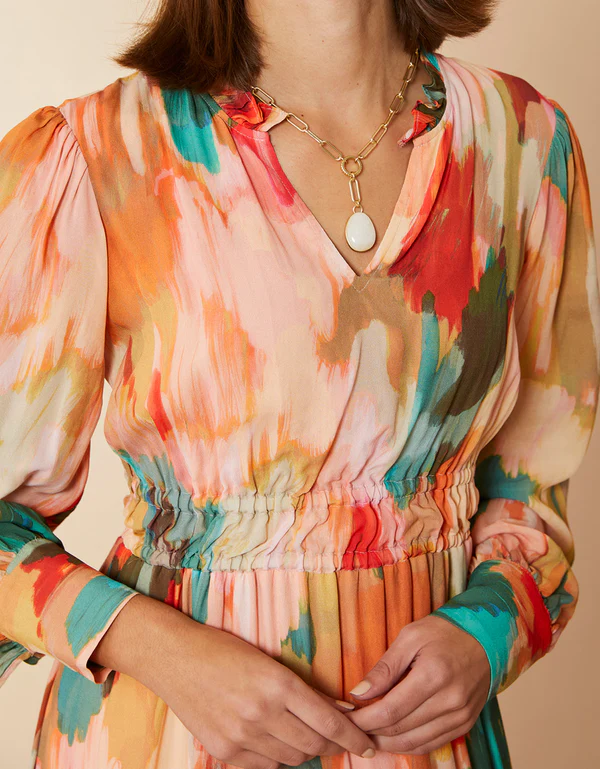 Spartina Edwina Dress Painted Spots