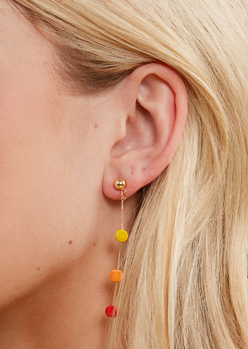 Zenzii Color Dots Drop Earring