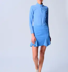 G Lifestyle Godet Skort Periwinkle