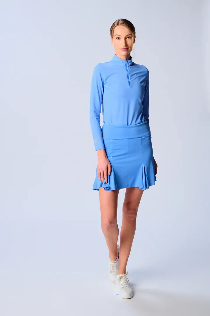 G Lifestyle Godet Skort Periwinkle