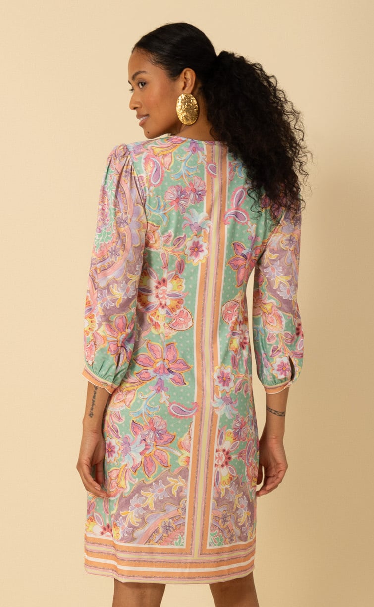 Hale Bob Anne Dress Green