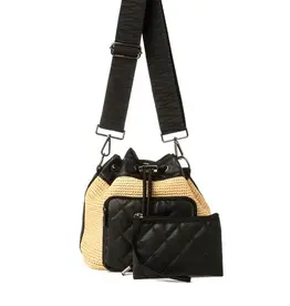 Haute Shore Lindsey Raffia Bucket Bag