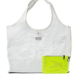 Haute Shore Roxy White Mesh Tote