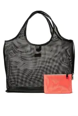 Haute Shore Roxy Black Mesh Tote