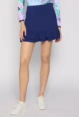 G Lifestyle Double Ruffle Skort Navy