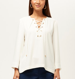 Trina Turk Catamaran Top White