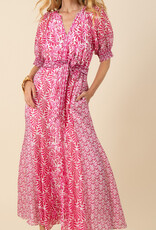 Hale Bob Estella Dress Pink
