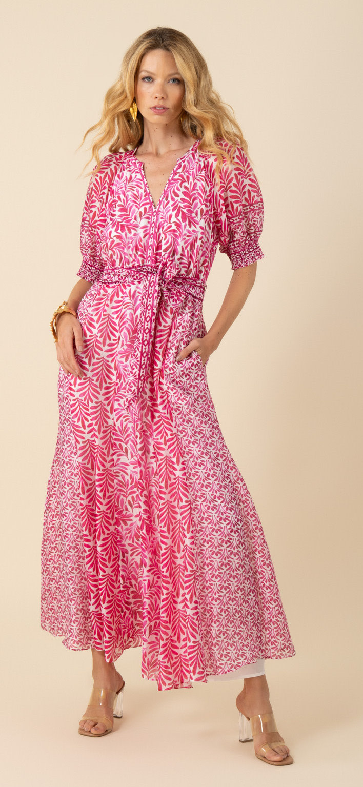 Hale Bob Estella Dress Pink