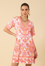 Hale Bob Bethany Dress Pink