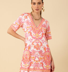 Hale Bob Bethany Dress Pink
