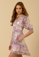 Hale Bob Lilian Dress Lilac