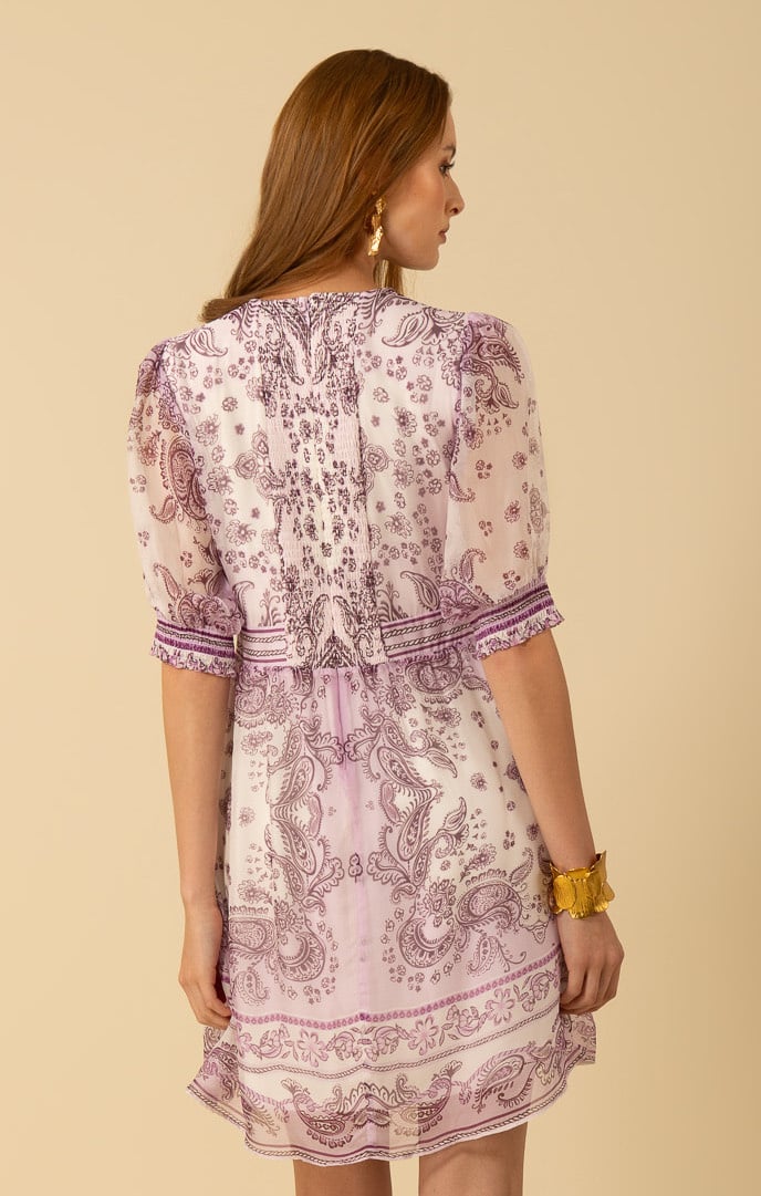 Hale Bob Lilian Dress Lilac