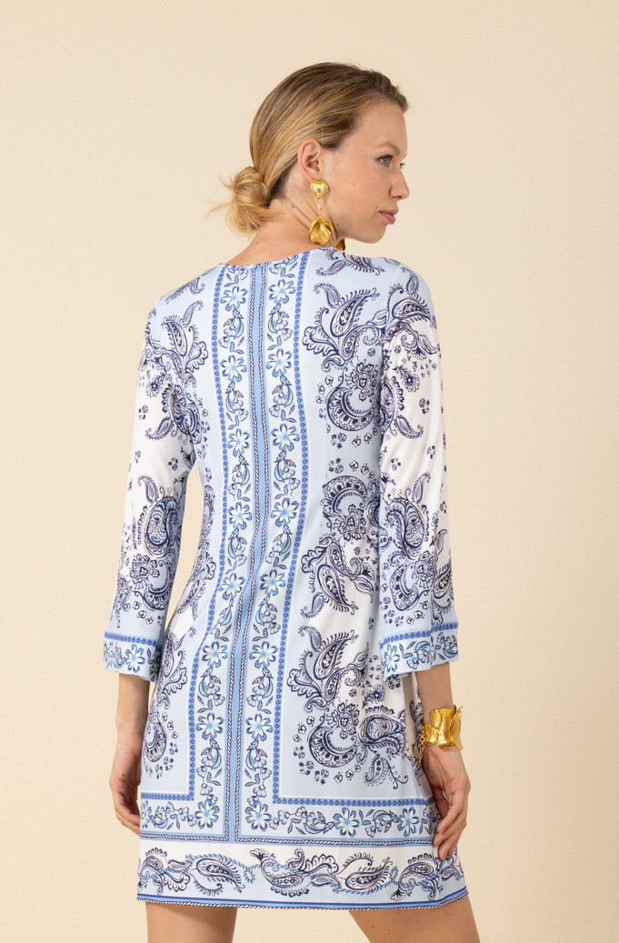Hale Bob Amaia Dress Blue