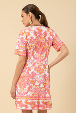 Hale Bob Bethany Dress Pink