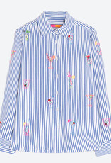 Vilagallo Isa Shirt Blanca Azul