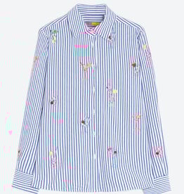 Vilagallo Isa Shirt Blanca Azul