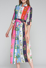 Vilagallo Brenda Dress Flores