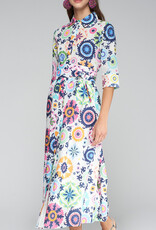 Vilagallo Brenda Dress Suzani Multi