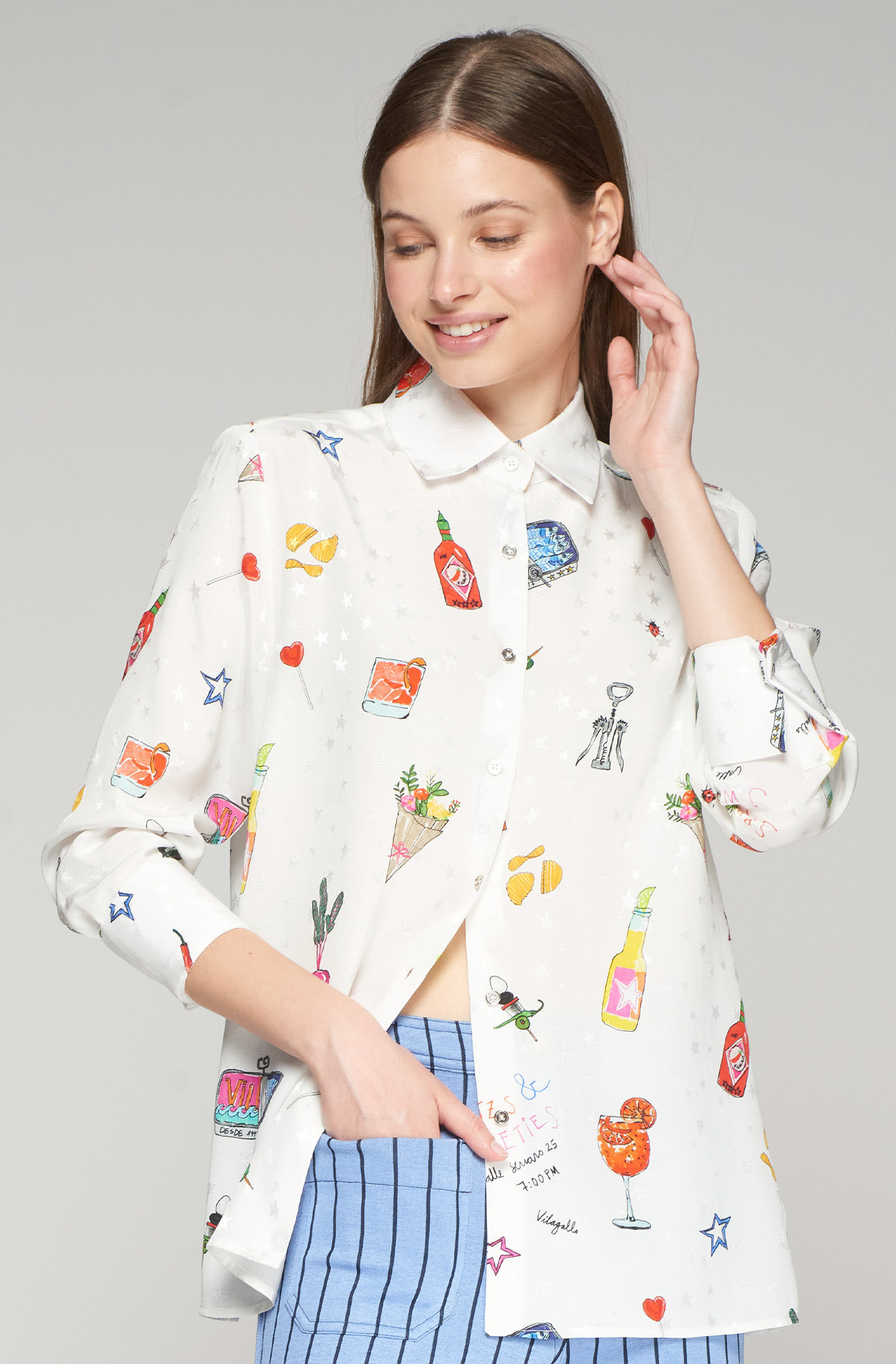 Vilagallo Mariela Shirt Aperitivo
