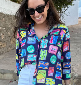 Vilagallo Sardinas Shirt Navy