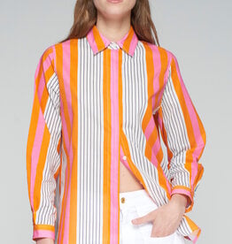 Vilagallo Ginger Shirt Rosa Stripes