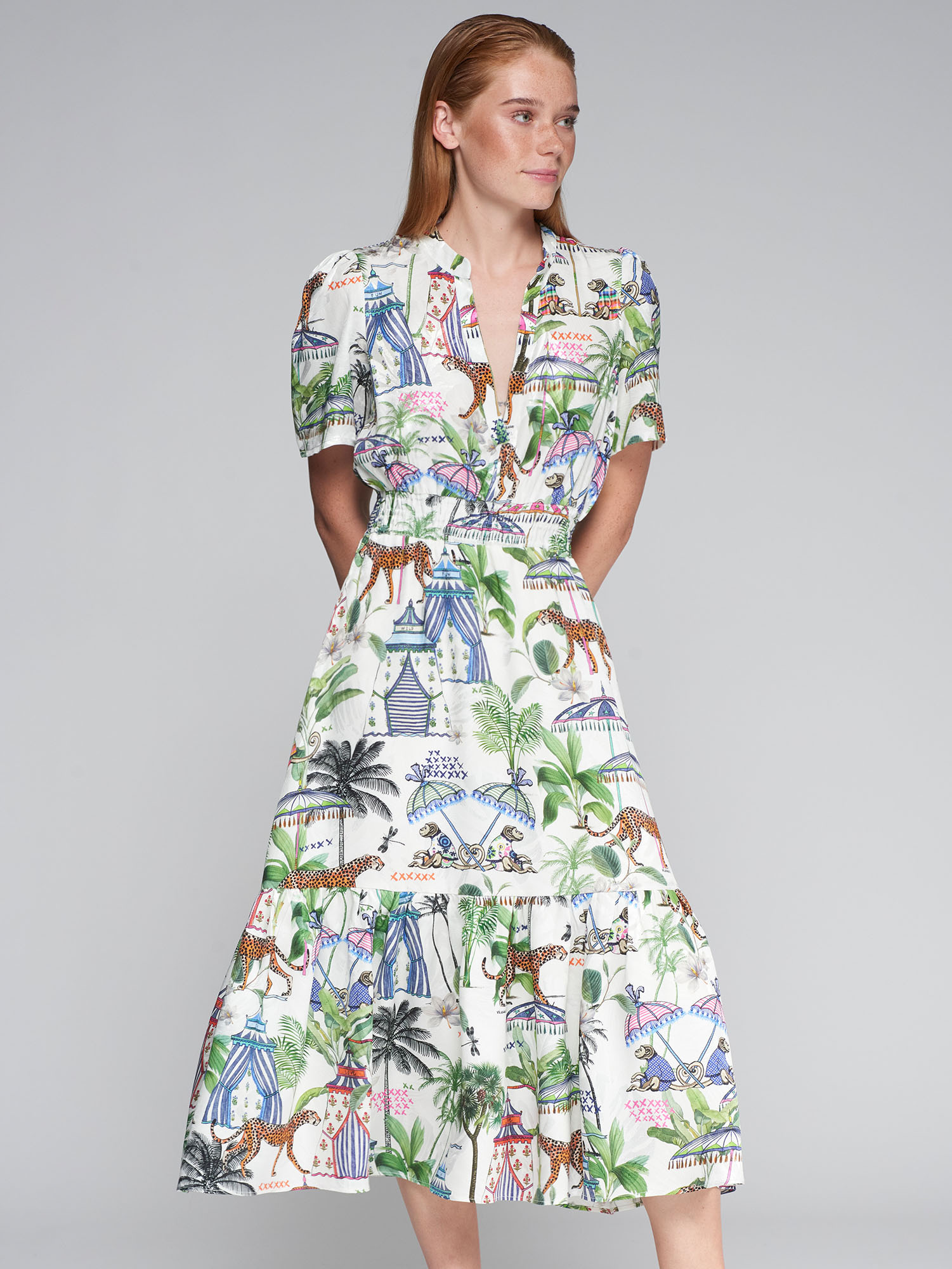 Vilagallo Vilagallo Chillout Dress White