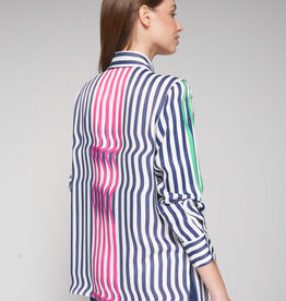 Vilagallo Vilagallo Raya Wavy Stripes Top