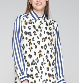 Vilagallo Vilagallo Flores Leopard Top
