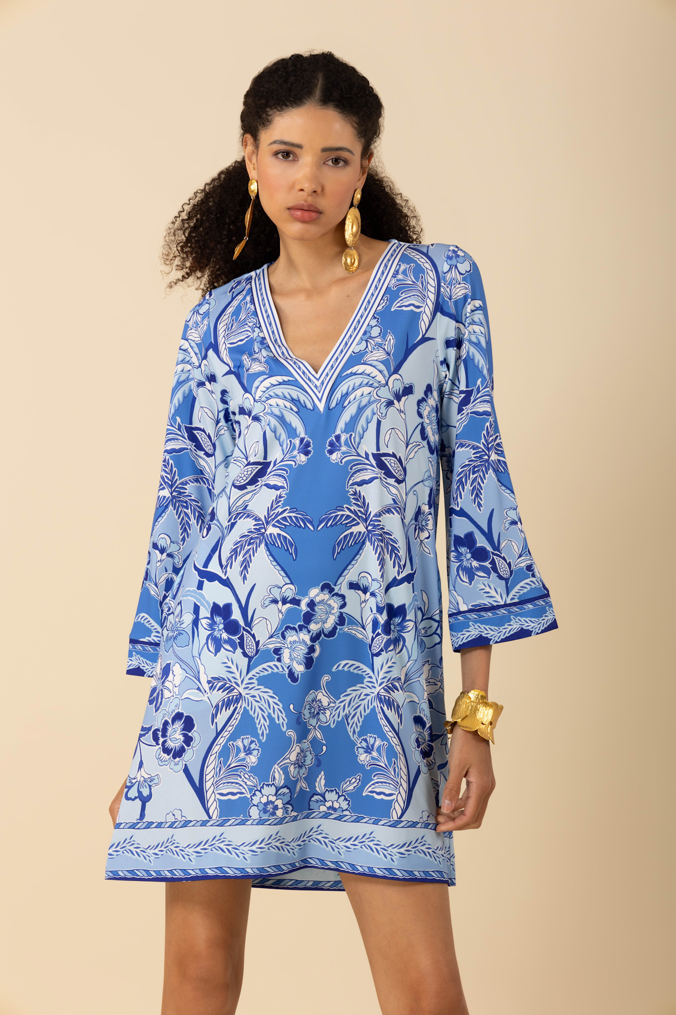 Hale Bob Ashlyn Dress Navy