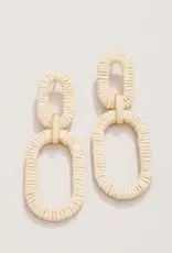 Spartina Straw Link Earrings